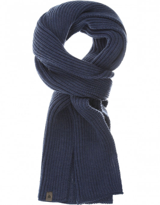 Gestrickter Wollschal | Denim