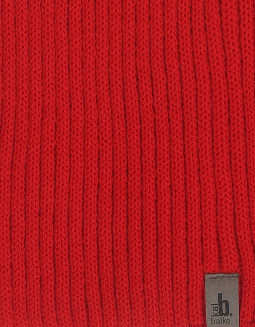Sjaal gebreid wol | Rood