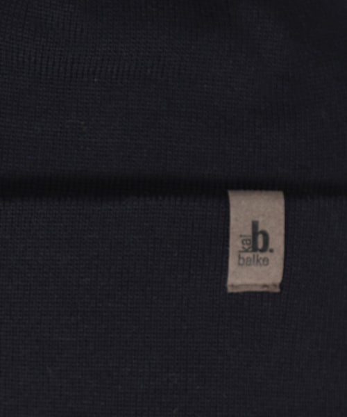 Fine Woven Wool Hat | Navy