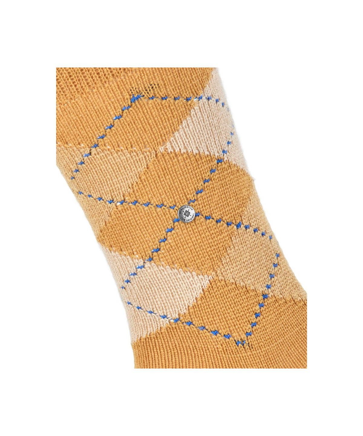 Preston Heren Sokken | Amber Yellow Diamond Check