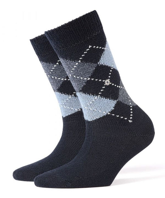 Whitby Damensocken | Blau