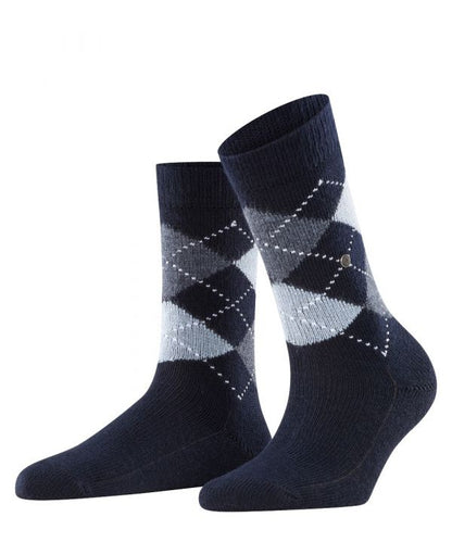 Whitby Damensocken | Blau