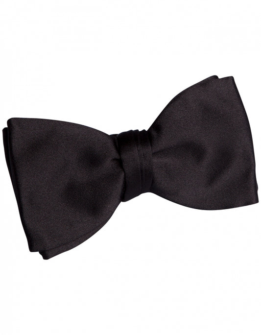 Elegante Seidenfliege | Schwarz