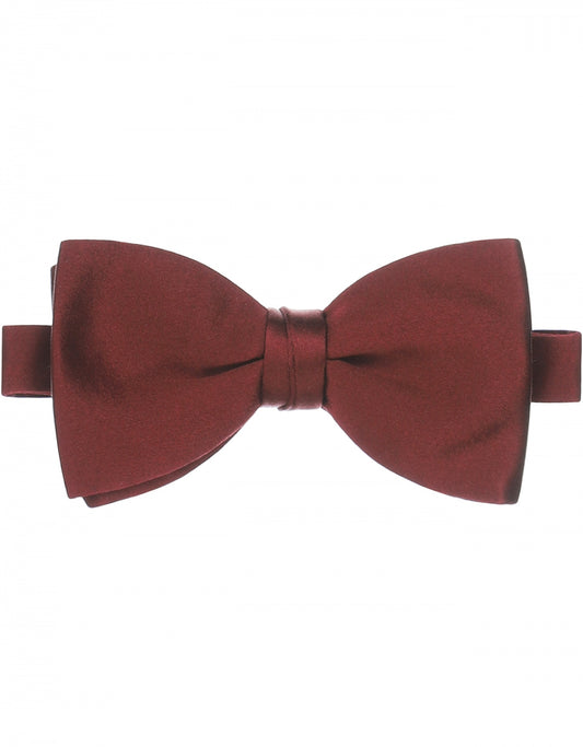 Elegante Seidenfliege | Bordeauxrot