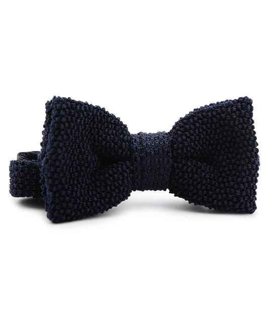Elegante Seidenschleife | Marineblau