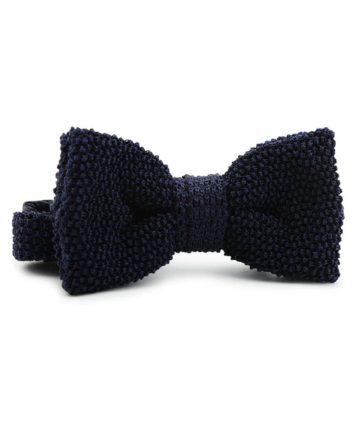 Elegant Silk Bow | Navy Blue