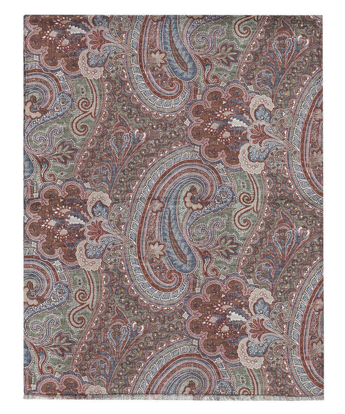 Scarf Double Silk | Brown