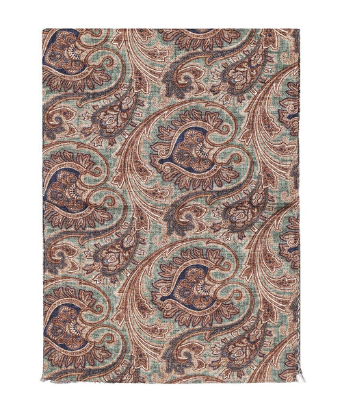 Scarf Double Silk | Brown