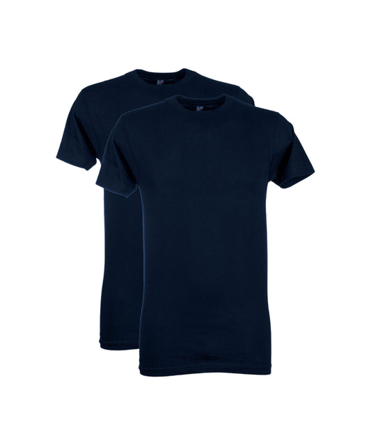 T-Shirt 2er-Pack Rundhalsausschnitt | Marineblau