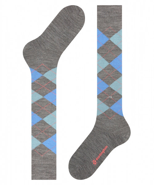Marylebone Women's Knee Socks | Grey