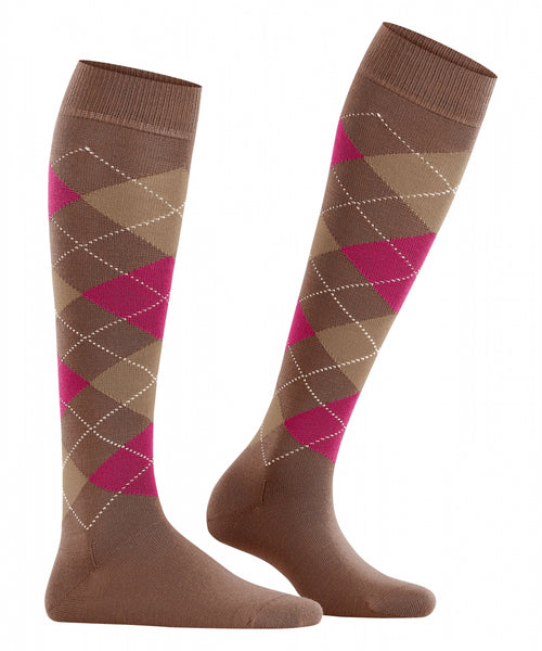 Marylebone Women's Knee Socks | Brown