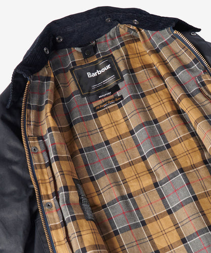 Gewachste Jacke Beaufort | Marineblau