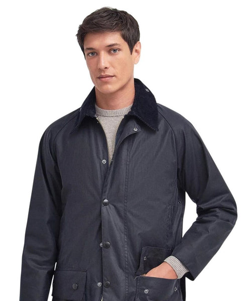 Waxed jacket Beaufort | Navy Blauw