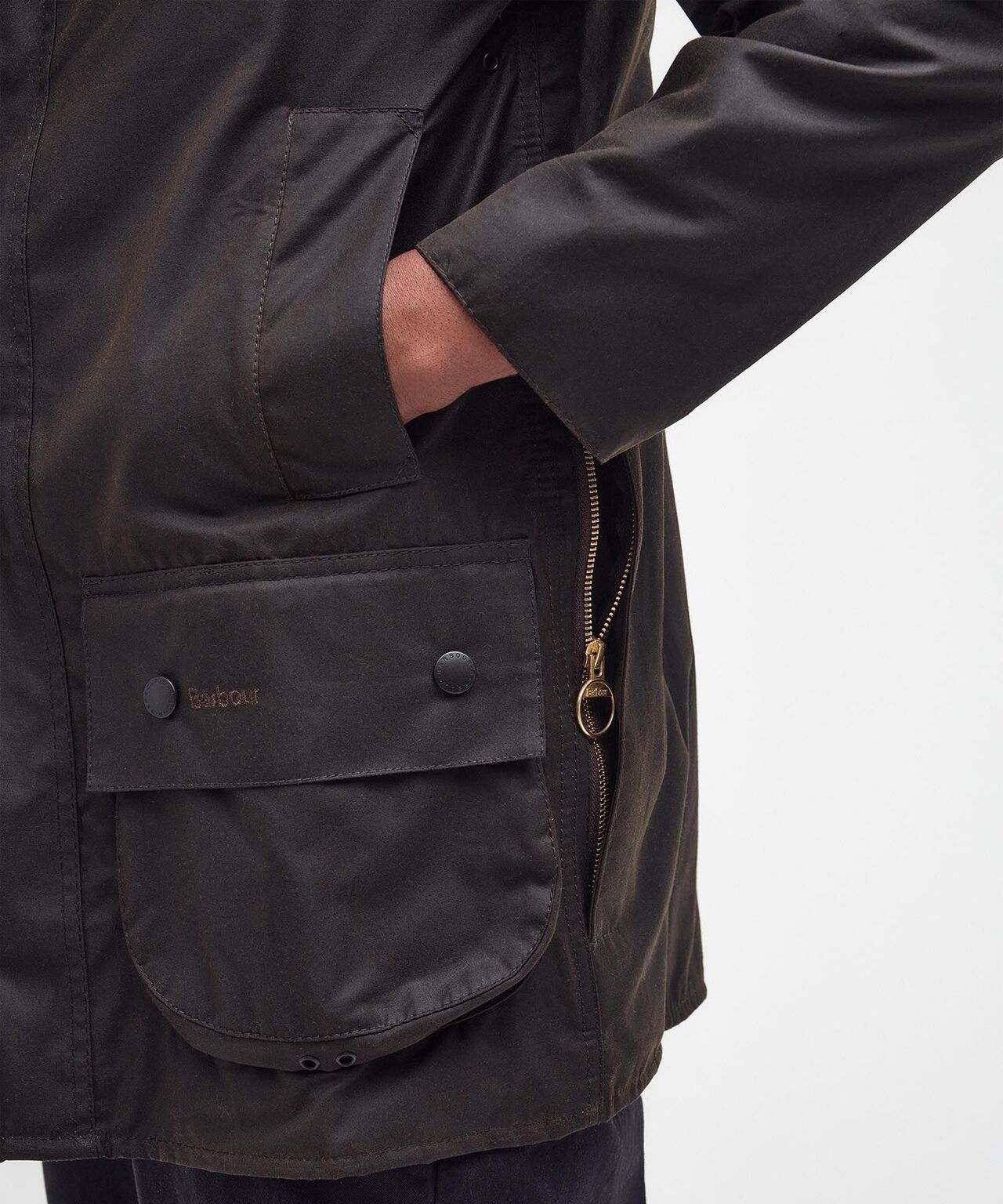 Wachsjacke Beaufort | Oliv
