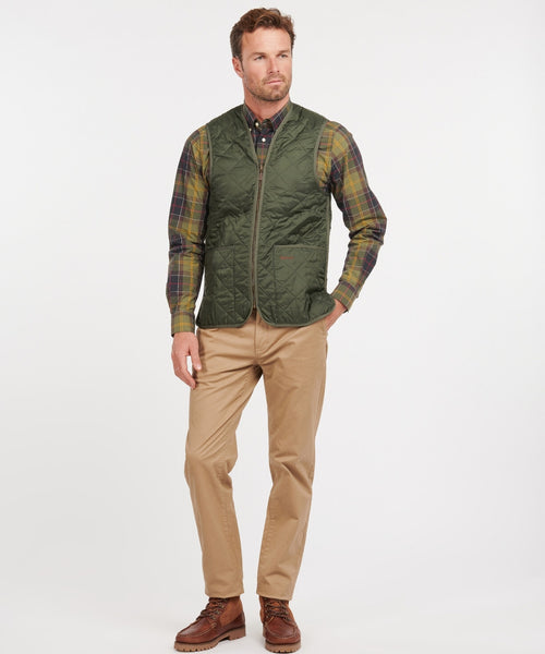 Quilted Zip-in-Liner Bodywarmer | Green