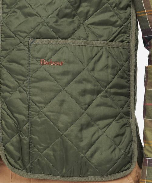 Quilted Zip-in-Liner Bodywarmer | Green