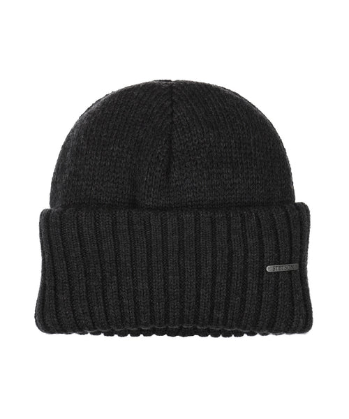 Stetson Beanie Merino | Antraciet Grijs
