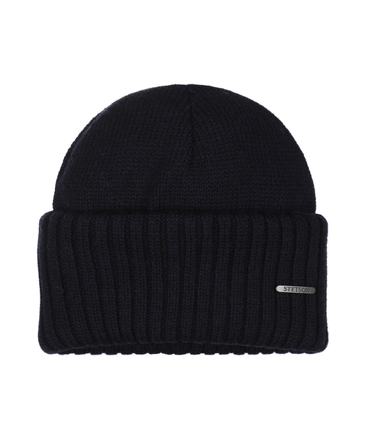 Stetson-Mütze aus Merinowolle | Marineblau