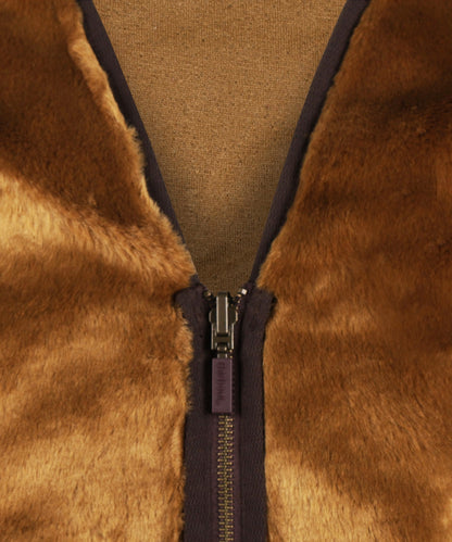 Warmer Pile-Liner-Bodywarmer | Braun