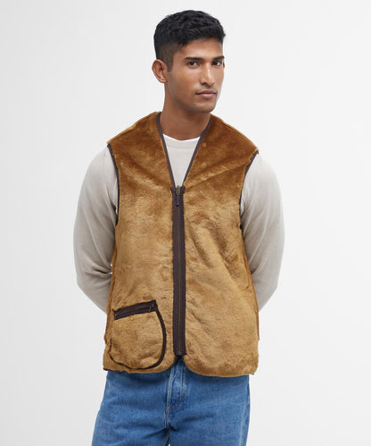 Warmer Pile-Liner-Bodywarmer | Braun