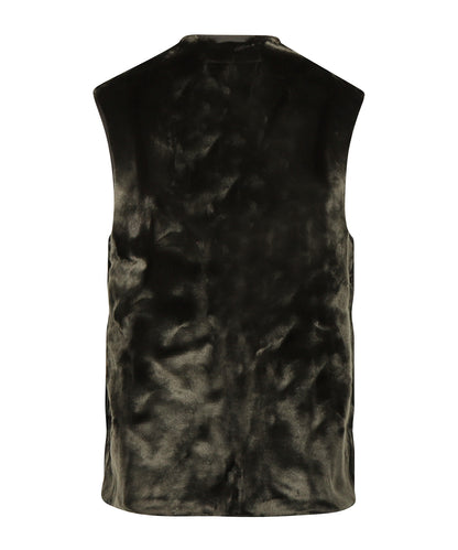 Warmer Pile-Liner-Bodywarmer | Grün
