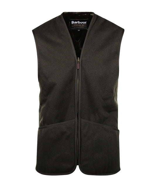 Warmer Pile-Liner-Bodywarmer | Grün