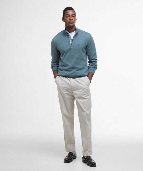 Barbour Cotton Half Zip Pullover | Grey