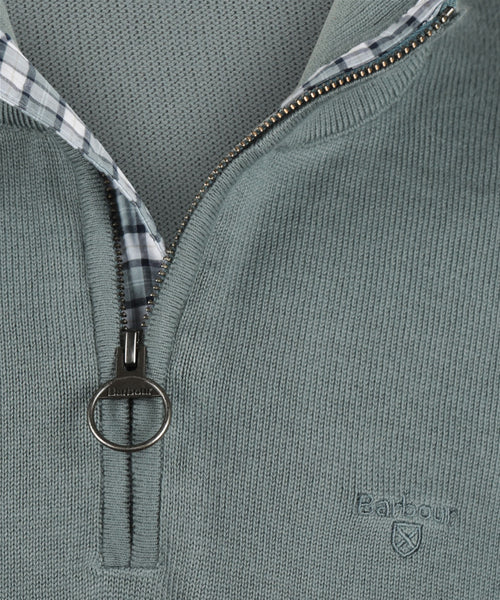 Barbour Cotton Half Zip Pullover | Grey