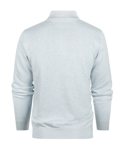 Cotton Half Zip | Ocean Sky