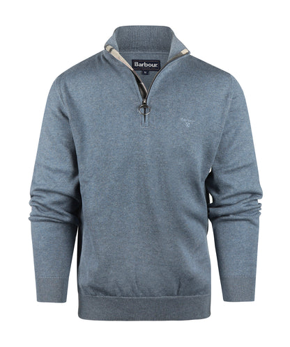 Barbour Cotton Half Zip Pullover | Blue