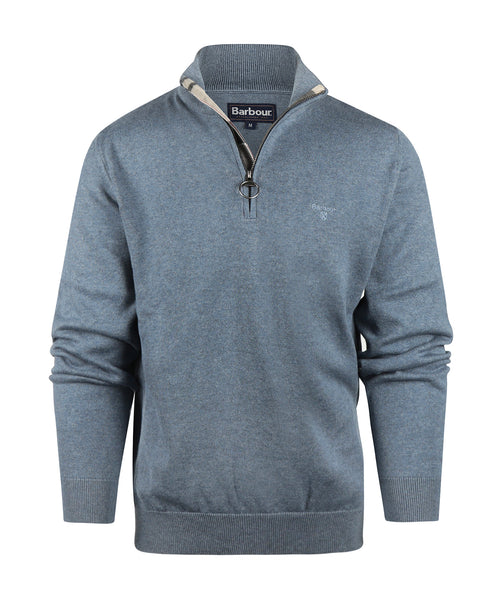 Barbour Cotton Half Zip Pullover | Blauw
