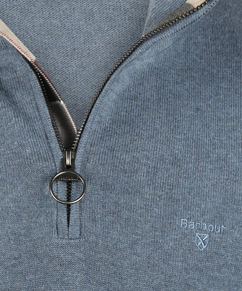 Barbour Cotton Half Zip Pullover | Blauw