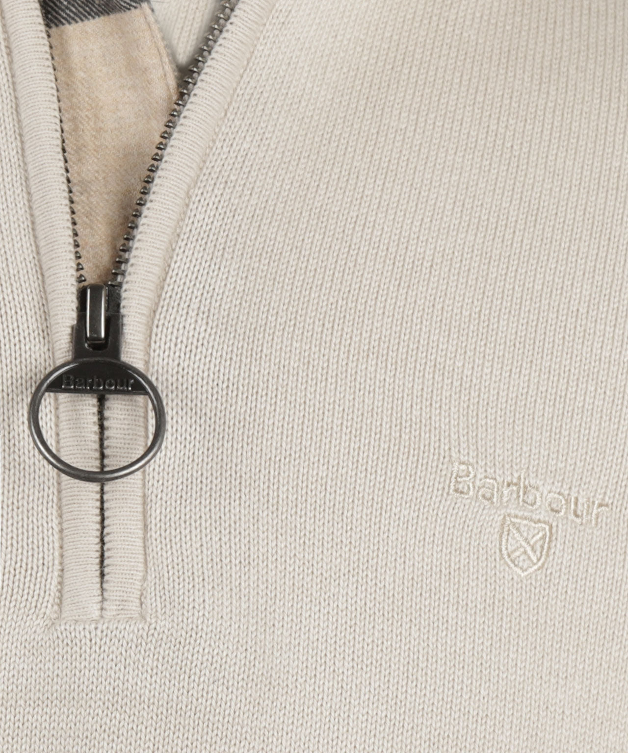 Cotton Half Zip | Mist