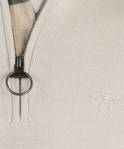 Cotton Half Zip | Mist