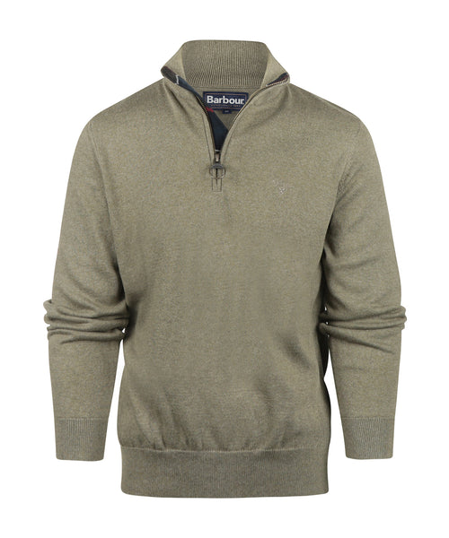 Barbour Cotton Half Zip Pullover | Green