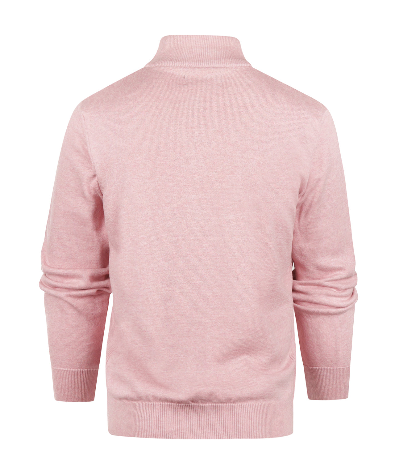 Cotton Half Zip | Pink