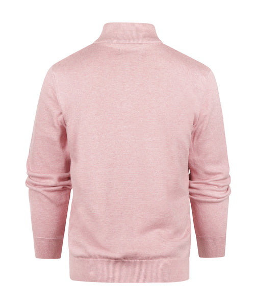 Barbour Cotton Half Zip Pullover | Pink