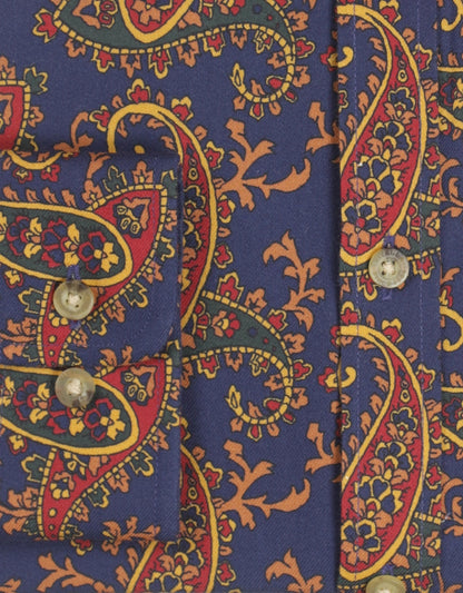 Shirt pattern button down | Blue