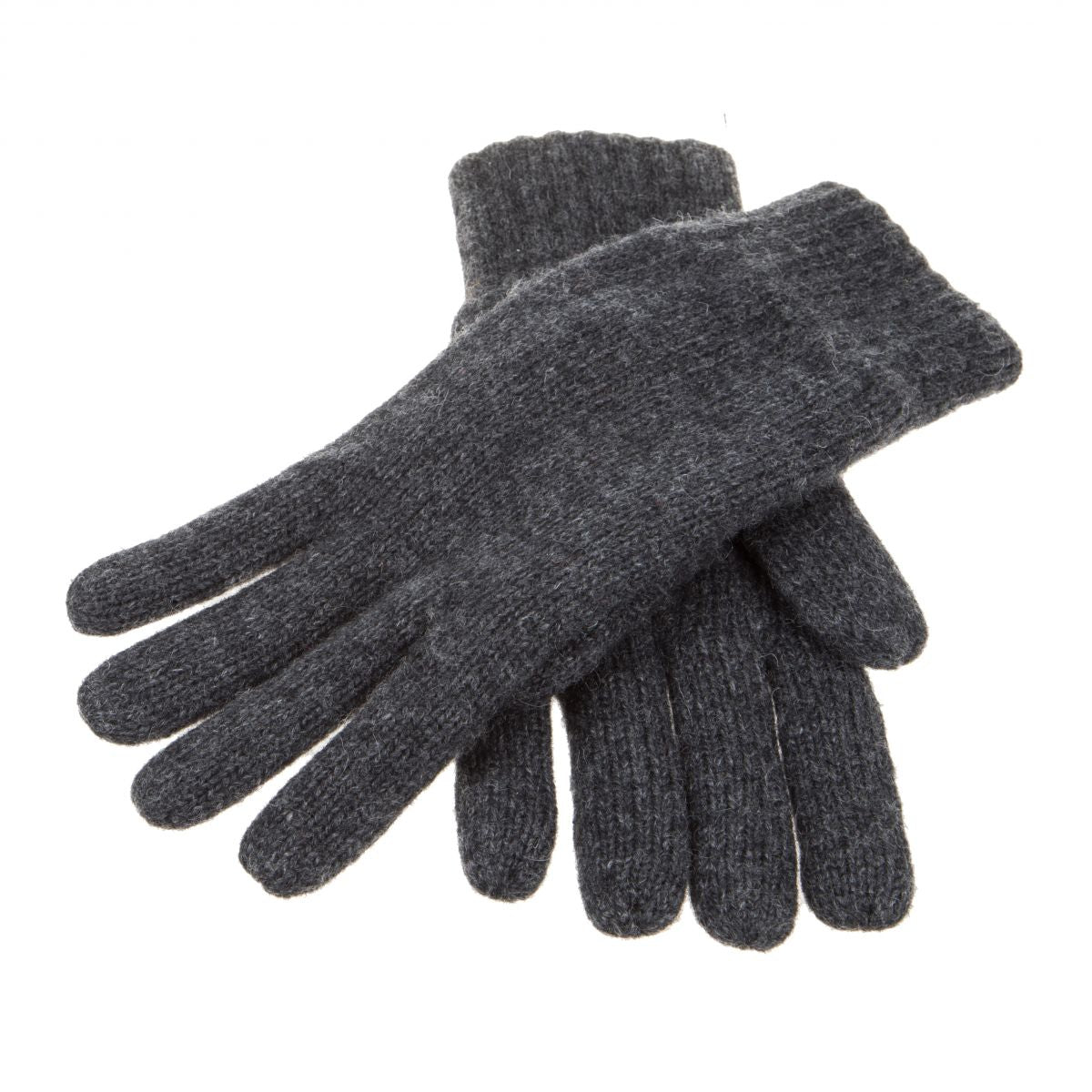 Warme Handschuhe aus Wollmischgewebe | Anthrazitgrau