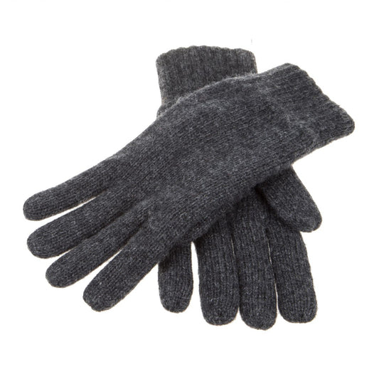 Warme Handschuhe aus Wollmischgewebe | Anthrazitgrau