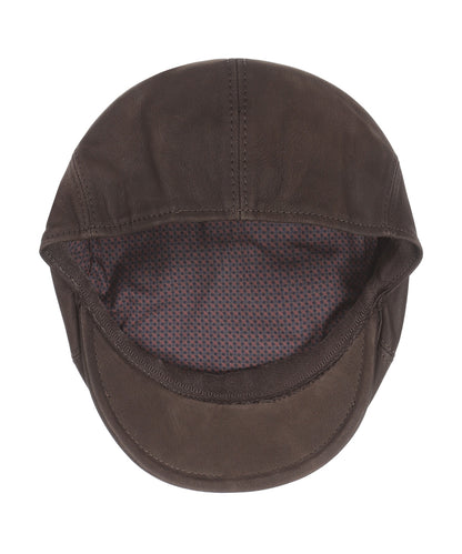 Lederkappe | Braun