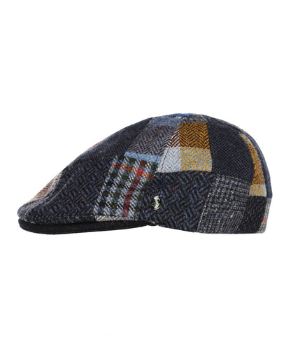 Cap Patchwork | Blauw Multi Kleur