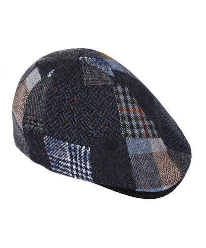 Cap Patchwork | Blauw Multi Kleur
