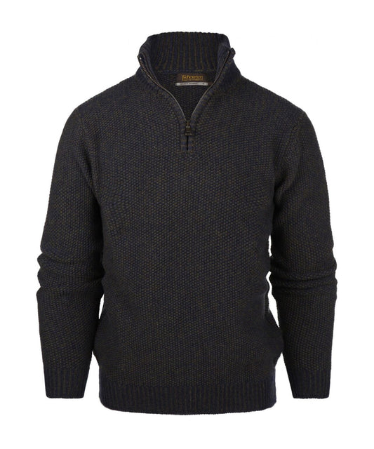 Pullover mit Reißverschluss | Blau