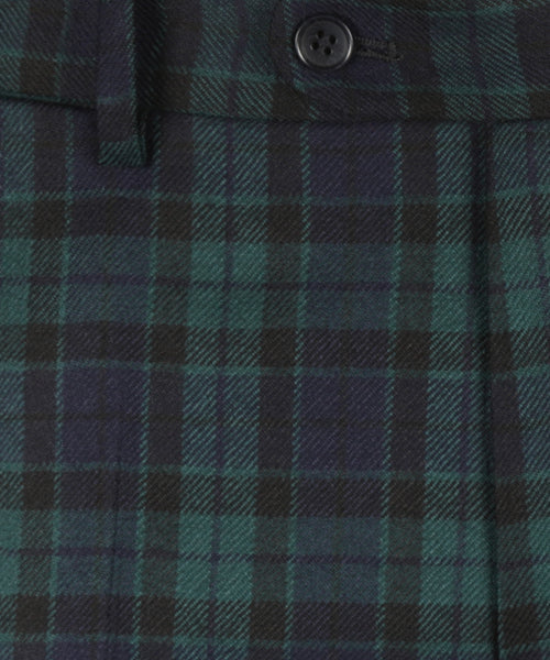 Chino Plaid Pattern Wool | Blackwatch