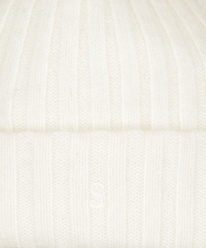 Beanie Cashmere | Wool White