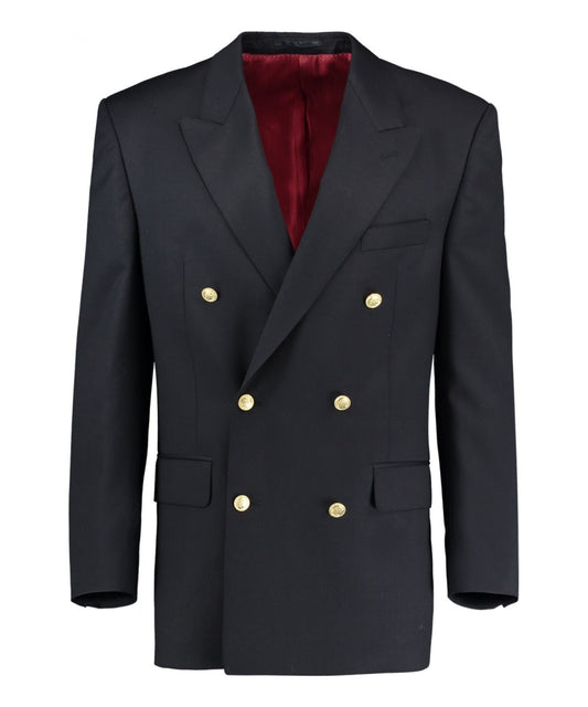 Zweireihiger Blazer | Marineblau