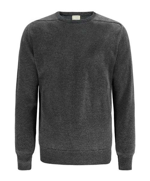Pullover Lamswol ronde hals dutch fit | Charcoal