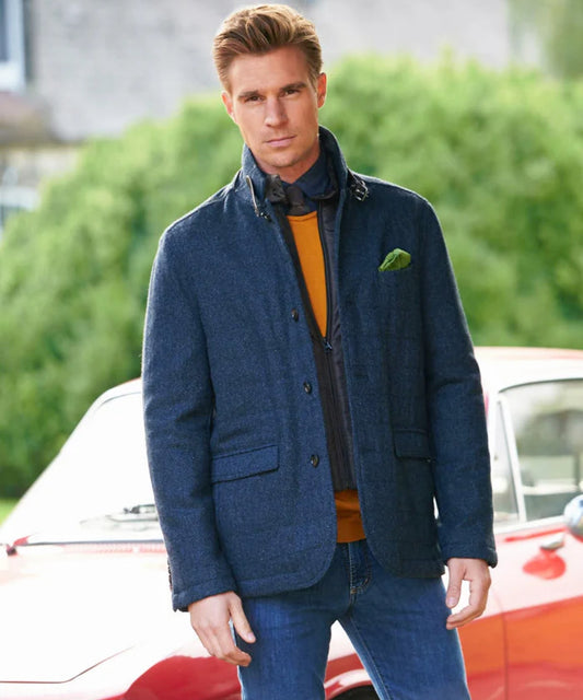 Wellington-Jacke Österreich | Denimblau