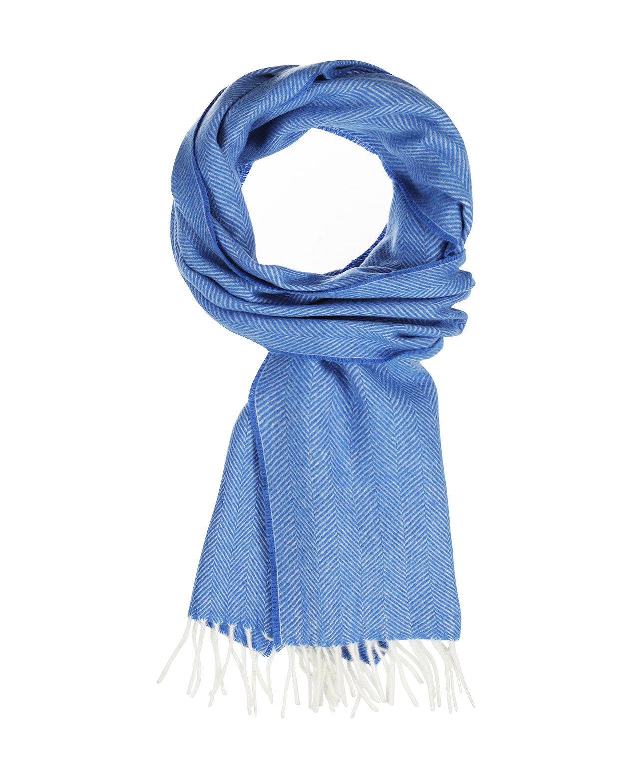 Wollschal 180x30 | Blau